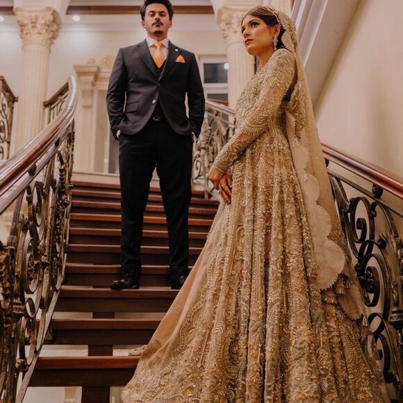 Mysie by Tahira designer Pakistani Bridal Outfit - Picture 5 of 5